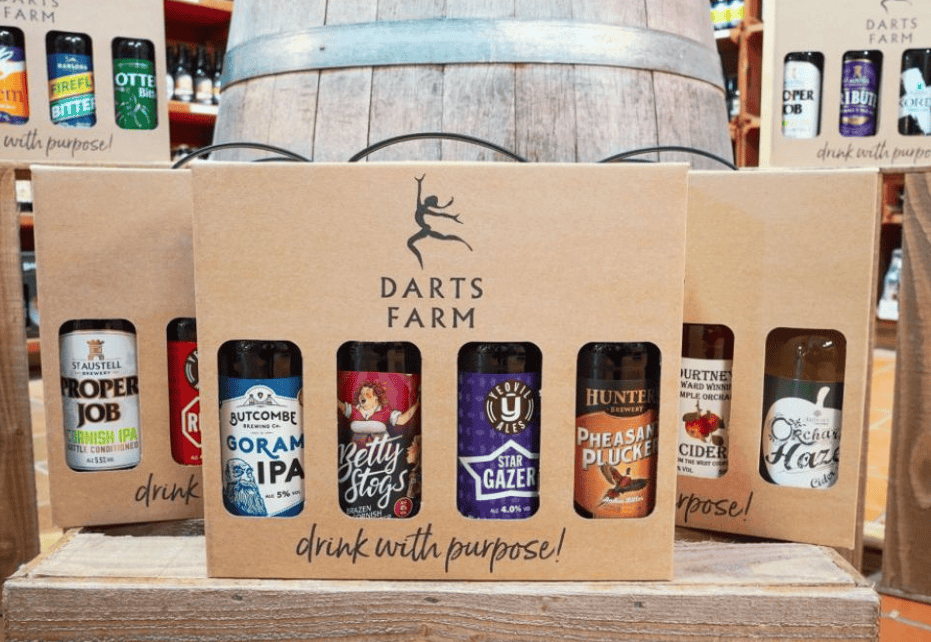 Bottled Drinks Packaging Solution for Darts Farm