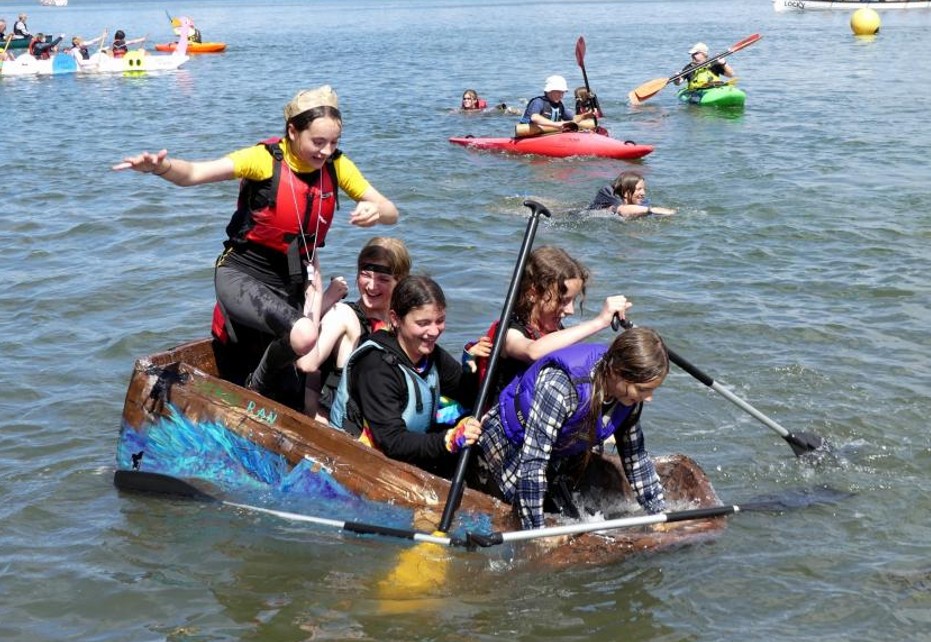 Bideford Cardboard Boat Regatta 2024: A Viking Voyage to Remember